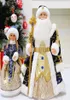 35 cm 50 cm Santa Claus Snow Maiden Candy Eimer Storage Bag Doll Weihnachtsdekoration Figuren Geschenke Jahr 2022 Ornamente Dekor 211023977688