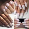 Gel mshare Milky White Self Niving Extension Gel manicure camouflage ingekapselde nagelverlenging draaiend dunne lopende dunne gel