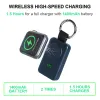 Chargers for Apple Watch Charger 1400mAh Power Bank portátil USB C Dock de carregamento para Iwatch Series 8 7 SE 6 5 4 3 2 Carregador Fast Magnetic