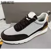 Casual Shoes Designer Brand Men's Tennis Real Leather Multicolor Sneaekers Driving for Men Vulkanized