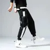 Herenbroek Mode gebreide sportbroek voor heren Fashion String Leg Basketball Casual losse beschermende pantsl2404