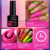 LILYCUTE 7ML Mat Fluorescencja Kolor żel Poliska do paznokci Spring Summer All For Manicure Podstawa Top Półprzewodnik