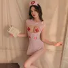 Fun Dessous, sexy Frauenkrankenschwesteruniform, verführerische, reine Begierde, frei von Leidenschaft, Rollenspiel, lustiges Set