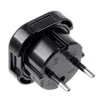Universal Storbritannien till EU Black White European Charger Power Socket Plug Power Adapter Travel Converter