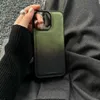 Obudowy telefonu komórkowego MATHA Green Caramel Block Kolorowa osłona dla iPhone'a 15 14 13 12 11 Pro Max Case J240426