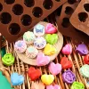 Moulds Heartshaped Chocolate Mold Pentagram Easter Egg Cylinder Rose Silicone Mold DIY Chocolate Candy Ice Cube Baking Tool