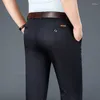 Męskie spodnie 6 Opcje kolorów Summer Business swobodny komfortowy bawełniany mieszanka klasyczna prosta luźne czarne spodnie
