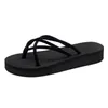 Casual Shoes Summer Slippers Women's Flip-Flops Sandaler Beach Seaside Korean Version Flat Bottom Set-Toe Soft Eva Material