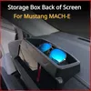 マスタングマッハ-EリアスクリーンストレージボックスサングラスティッシュティッシュアンチスリップシルパッドFord Mach-E Automotive AccessoriesXWに適したサングラス