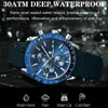 Polshorloges poedagar sile heren sportschoenen waterdicht en lichtgevende multi -functionele stop quartz heren cool cadeau horloge reloj hombr Q240426