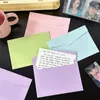 Opakowanie prezentów 5 szt. Kolor Macaron Kolor Kolorowe karty zaproszeń DIY Mini wysoki poziom pakowania Weddel