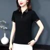 Polos Nuova Polo Shirt Women Shirt Blue Women Women Summer Short Short Femininas Shirts Cotton Polo Shirt Star Grovini Ladie