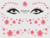 Tattoo Transfer Morixi Fake Tattoo Sticker For Face Body Makeup Daisy Flowers Pink Yellow White Water Transfer Printing Face Sticker RA081 240426