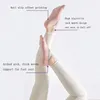 Mulheres meias 1Pair com bandagem Silicone Anti-Slip Strapolto de ioga Dança de balé de algodão Sport Sock para academia