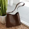 Shoulder Bags OUSSON 2024 Women Fashion Travel Work Large Capacity One-Shoulder Bag Ladies Soft Leather Big Tote Bucket