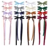 Baby Girls Tassel Ribbon Bow Hair Clip Sweet Childre