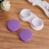 Contacts Lens Accessoires 4PCS Contact Lenses Box Lens Case Care Kit Kit Kit Conteneur Wholesale D240426