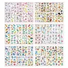 Transfert de tatouage 10pcs pour enfants dessin animé Autocollant étanche étanche mignon montre animal dinosaure licorne sirène fleur fée pirate face autocollant 240426