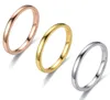 Ringdesignerin für Frauengoldringe Hochzeitsband Luxusschmuck Accessoires Titanstahl Goldplated Nie FADE NICHT Allergic 8330803