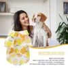 Vêtements de chien Summer Dog Dog Tip Brewable Puppy Fruit Print Puppy Tipt Pet T-shirt Soft Pet Apparel Dog Dog Dog pour chiot D240426