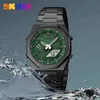 Wristwatches SKMEI 1816 Light Date Waterproof Wrist Relaxo Mens Sports Leisure Business Quartz Q240426