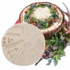 Moules en silicone sucrecraft moule feuille feuillage arbre de Noël conique pineal outils de résine cupcake fondant gâteau en dentelle outils de décoration