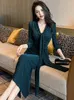 Abiti casual Fashion Spring Autumn glitter Shiny Long Dress Long Ladies Women Elegant-Neck Bodycon Robe Mujer Vestido Fiesta Elastici Abiti elastici