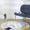 Teppiche süße Katzenpfotenmuster weicher Plüsch Teppich für Home Sofa Couchtisch Schlafzimmer Bett Rug Rosa Sitzkissen Cartoon Teppich