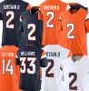 Patrick Surtain II Jersey John Elway Courtland Sutton Justin Simmons Peyton Manning Javonte Williams Terrell Davis Marvin Mims Alex Singleton Maglie da calcio