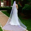 Wedding Hair Jewelry TOPQUEEN V101 Champagne Glitter Wedding Veils Gloden Sparking Bridal Veil 1 Tier Cathedral Length Bling Bride Accessories