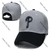 Phillies Hat Designer P Letter Snapback Brodery Sports Baseball Caps Hip Hop Hats Fashion Gorras Bones Män kvinnor Justerbar hatt 5442