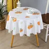 Table Cloth Spring Printed Small Round Tablecloth High-quality Laminated Waterproof And Oilproof