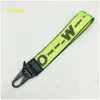 Off Keychain Lanyards Fashion White Luxury Keychain Key Chain Transparent Rubber Jelly Letter Print Män kvinnor Canvas Camera Penda Designer Keychains Car Key 100