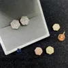 En çok satan Instock Toptan Fiyat 925 Gümüş Buzlu Takı Kulak Çıtçıtları VVS Moissanite Diamond Men Stud Küpe