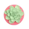 Moulds New Succulent Flower Chocolate Silicone Mold Fondant Mousse Cake Baking Mold Resin Gypsum Car Aromatherapy Handmade Candle Mold