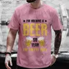 Men's T-Shirts Fashion Beer Lover Graphic T-shirt Mens Beverage Party Street Clothing 2024 Summer Beer Day Short Sleeve T-shirt Extra Large Y2k TopXW