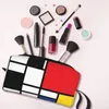 Aufbewahrungstaschen Piet Mondrian de Stijl Make -up -Tasche für Frauen Reisen Kosmetische Organisator Mode abstrakt