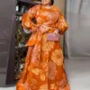 Lässige Kleider Vonda Frauen Abendkleid 2024 Bohemian Langarmparty Sundress elegant floral bedrucktes bodenlange lose Gewand