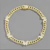 Kibo Gems Iced Out 925 Sterling Silver Round Cut Vvs Moissanite Miami Cuban Link Chain