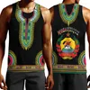 Tops de réservoir masculin Mozambique Carte de drapeau 3D Top imprimé pour hommes vêtements décontractés gilet hawaïen National Emblem Wiltcoat Africa Jersey dashiki