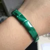 Natural Malachite Stone Beads Braclet Natural Gem Stone Armband för Woman For Gift Wholesale 240410