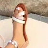 Casual Shoes Women's Summer Fashion Color Matching Flat Non-slip Sandals For Women Outdoor Comfortable Shopping Holiday Beach Flip-flops