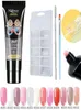 Nail Gel 15ml Clear Quick Building Builder Kit Extensions Varnish Set UV Polish3774104