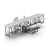 3D Puzzles Mini 3D straaljager Jet Space Shuttle Metal Model Toy Ufo Mars Probe Moon Module Hubble Telescope Puzzle Educatief speelgoed Giftl2404
