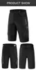 Wosawe Mens Cycling Shorts Mountain Bike Stuffsäker 5D -vadderade shorts Lätt Löst fit Cycling Shorts Riding Trousers240417