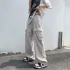 Pantalon masculin y2k streetwear hip hop cargo 2024 coréen morean harajuku pantalon de survêtement stoppe