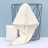 Hand Towel 64X25Cm Microfiber Bath Hair Dry Quick Drying Lady Soft Shower Cap Hat For Man Turban Head Wrap Bathing Tools Drop Delivery Otws2