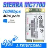 Tillbehör Mini PCIe 3G WWAN GPS -modul Sierra MC7700 PCI Express 3G HSPA LTE 100 Mbps trådlöst WLAN -kort GPS Låst upp gratis frakt
