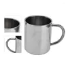 Mugs Coffee Mirror Bière Tasse pour la maison Camping Outdoor Office Office