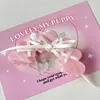 Haarklammern Barrettes Muweordy Acryl Ballettstil Haarclip Korean Ribbon Krawatte Bug süße Mädchen Welle Grab Frauen